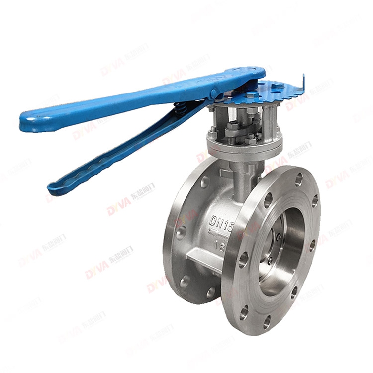 手动法兰蝶阀