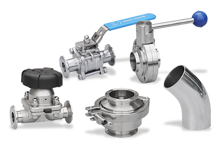 卫生级阀门
管件系列